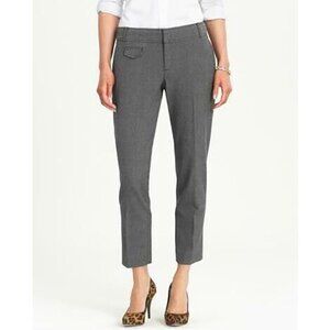 Banana Republic Grey Charcoal Slim Wool Cropped Ankle Dress Pant Size 4